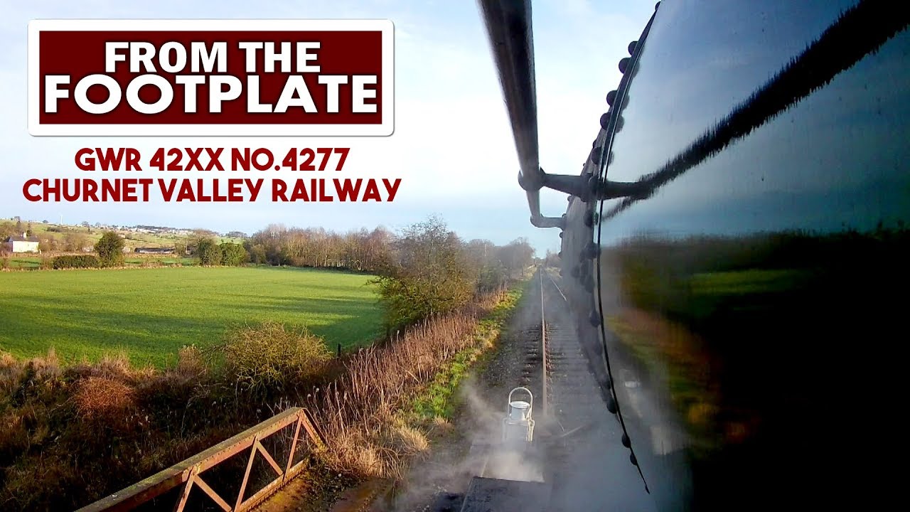 'From The Footplate: GWR No.4277 at the Churnet Valley Railway' DVD & Blu-Ray
