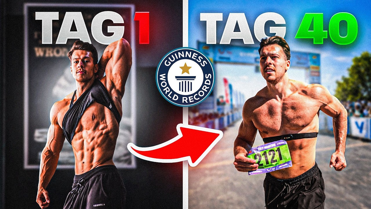 ⁠Vom Bodybuilder zum Halbmarathon in 40 Tagen
