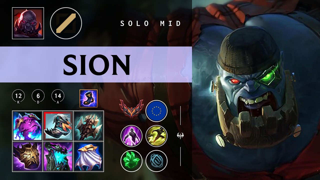 Sion Mid vs Zilean - EUW Grandmaster Patch 26.04