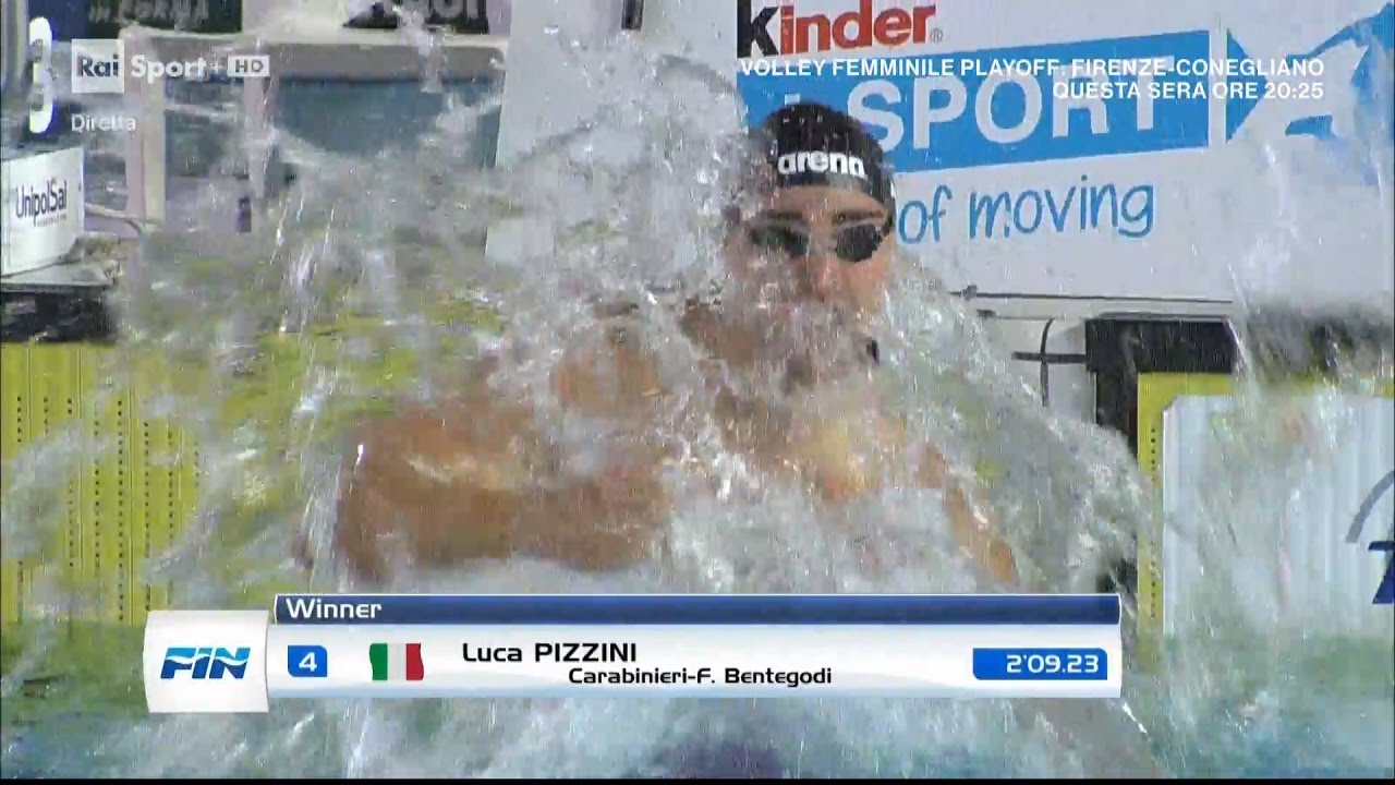 08-04-2017 pom. 200 Rana M Finale A Pizzini Luca 2'09.23 Campionato Italiano Assoluto 2017 v.50