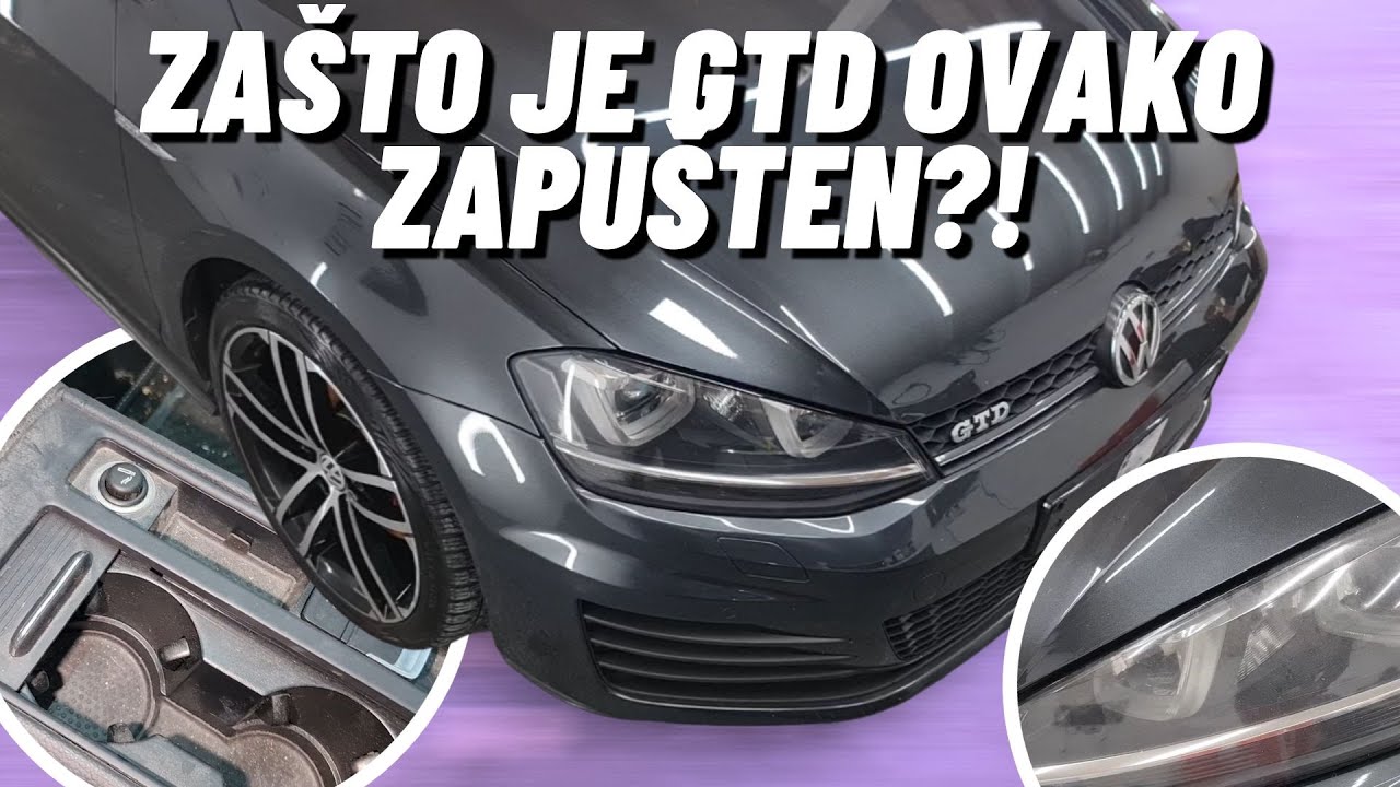 EXTREMNO ZAPUŠTEN GOLF 7 GTD | FULL DETAILING