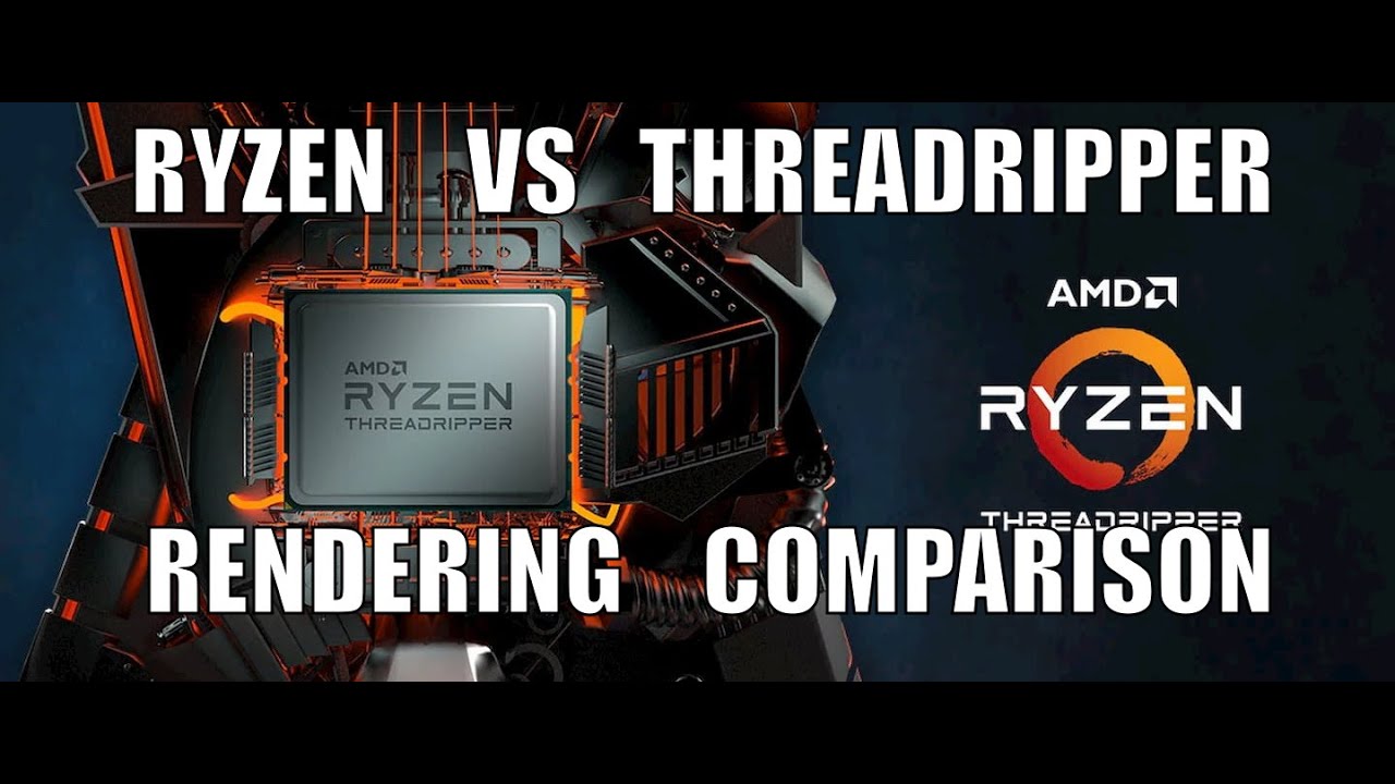 Сравнение рендеринга Ryzen 9 7950x и Threadripper 2950x