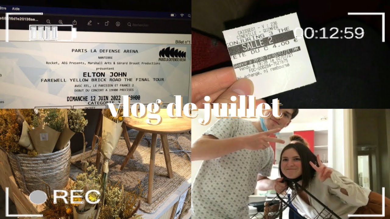 vlog de juillet | premier studio, jujutsu kaisen & cinéma entre copines