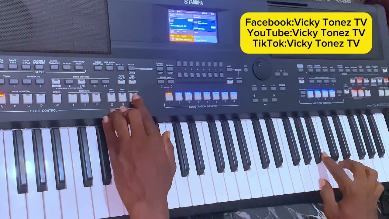 How to play African makosa on the key of F major #pianolessons #keyboardtutorial