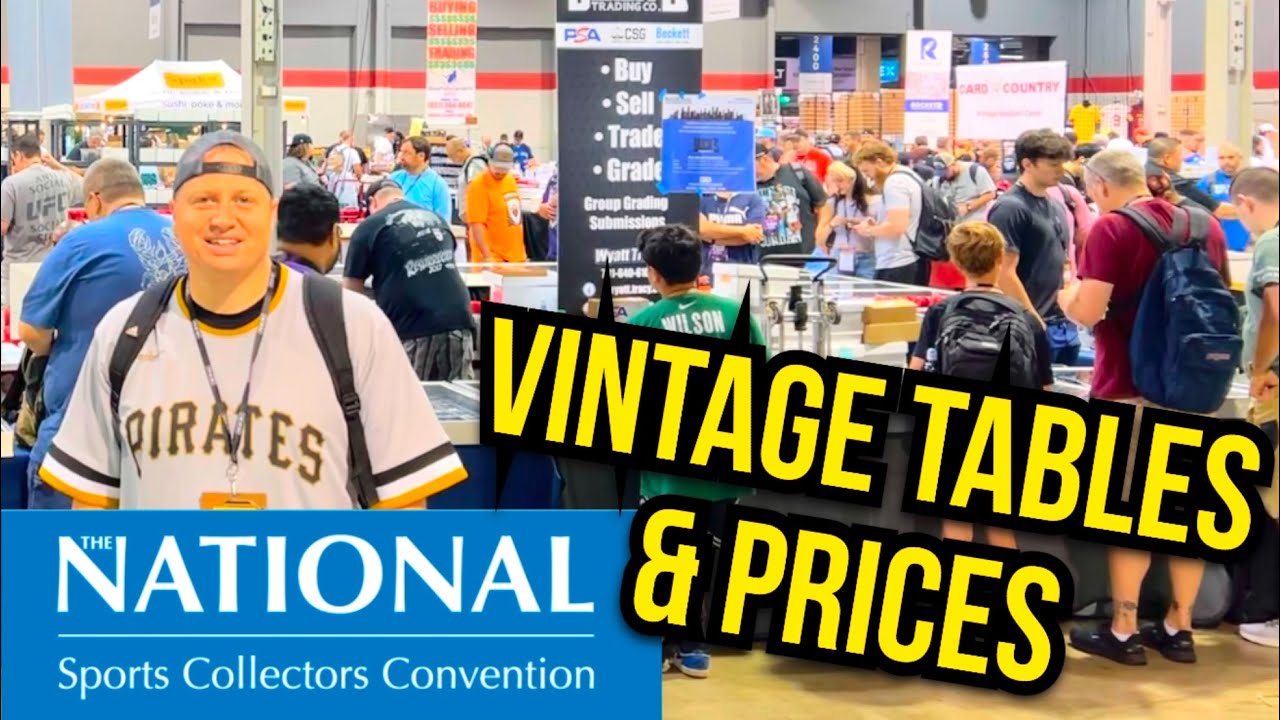 NSCC 2025- A Look At The Vintage Card Tables & Pricing- Must See!
