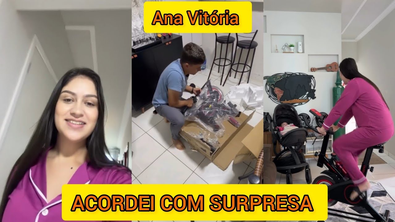 ANA VITÓRIA ACORDA COM SURPRESA DO MARIDO 