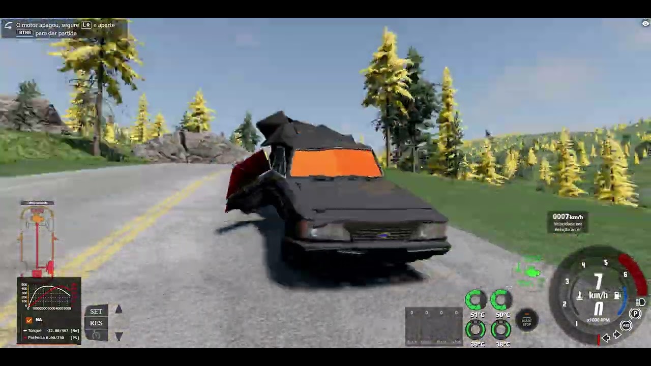 Beam NG Drive Racha marea turbo vs opala