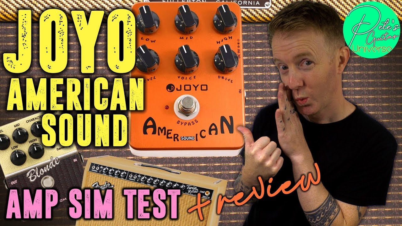 Joyo American Sound Amp Sim Pedal Demo and Review