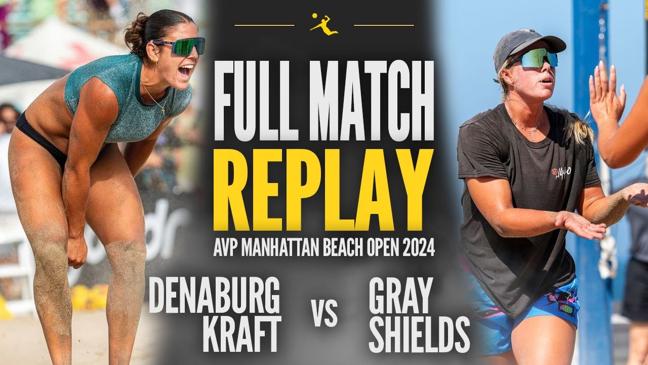 Denaburg/Kraft vs Gray/Shields | 2024 AVP Manhattan Beach Open: Contenders Round 1