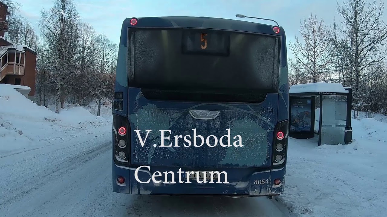 Linje 8 Vasaplan Ö Ersboda Vasaplan i Umeå