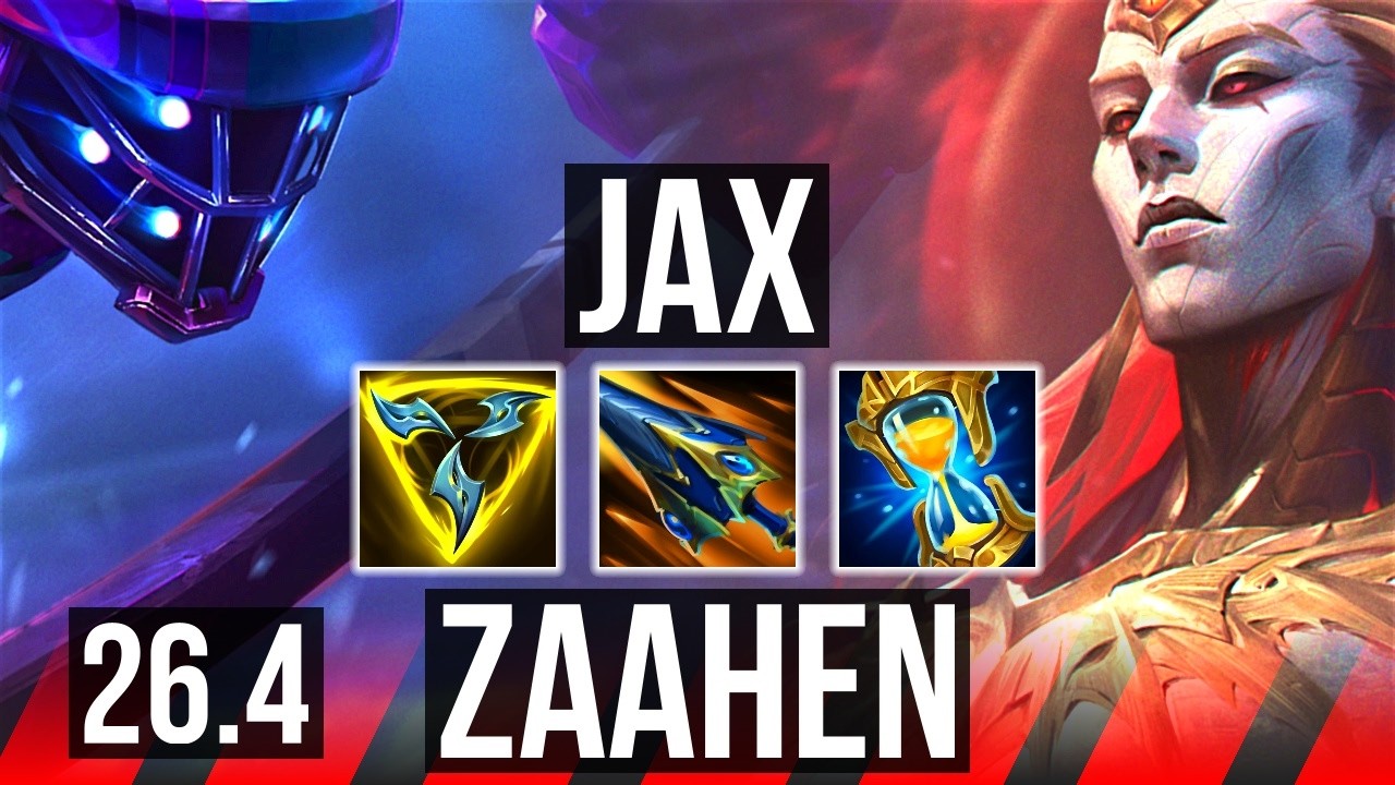 JAX vs ZAAHEN (TOP) | KR Master | 26.4