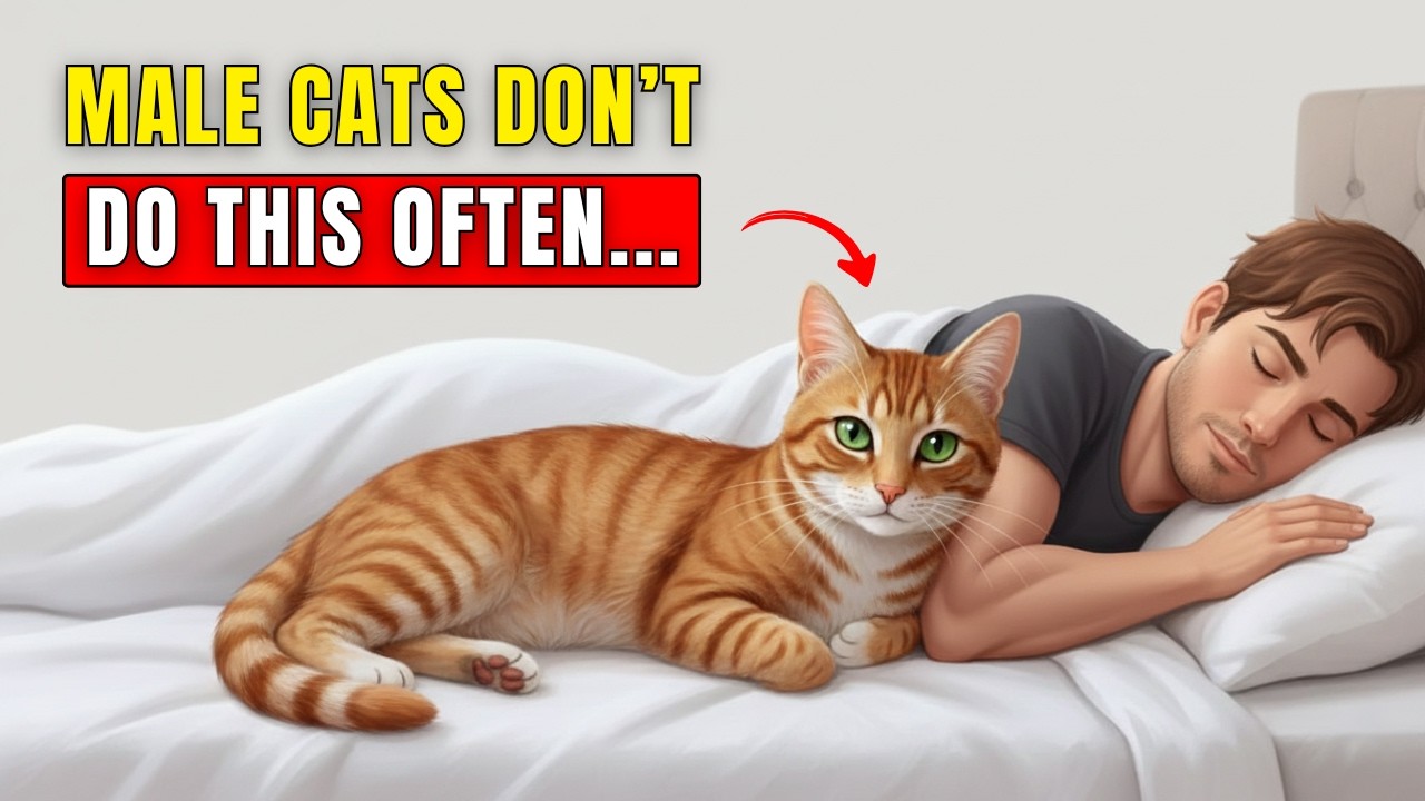 Why Your Male Cat Sleeps With You — Here’s What It Really Means!