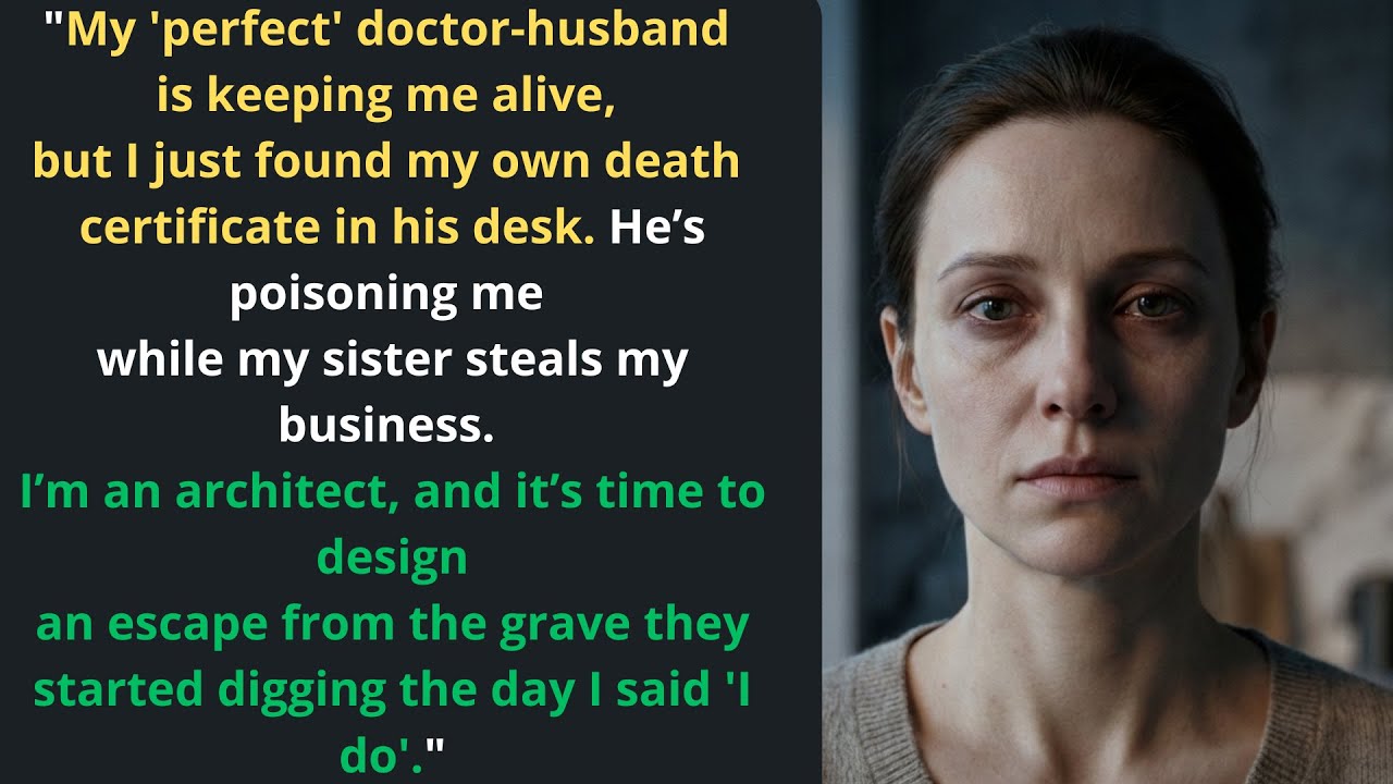 My Perfect Doctor-Husband Was Treating My Illness, But I Found My Own Death Certificate in His Desk.