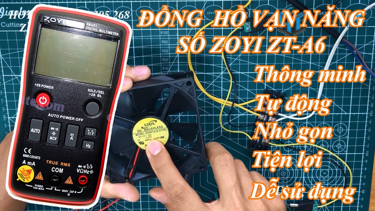Đồng hồ vạn năng số tự động ZOTEK ZOYI ZT-A6 - Automatic Digital Multimeter ZOTEK ZOYI ZT-A6