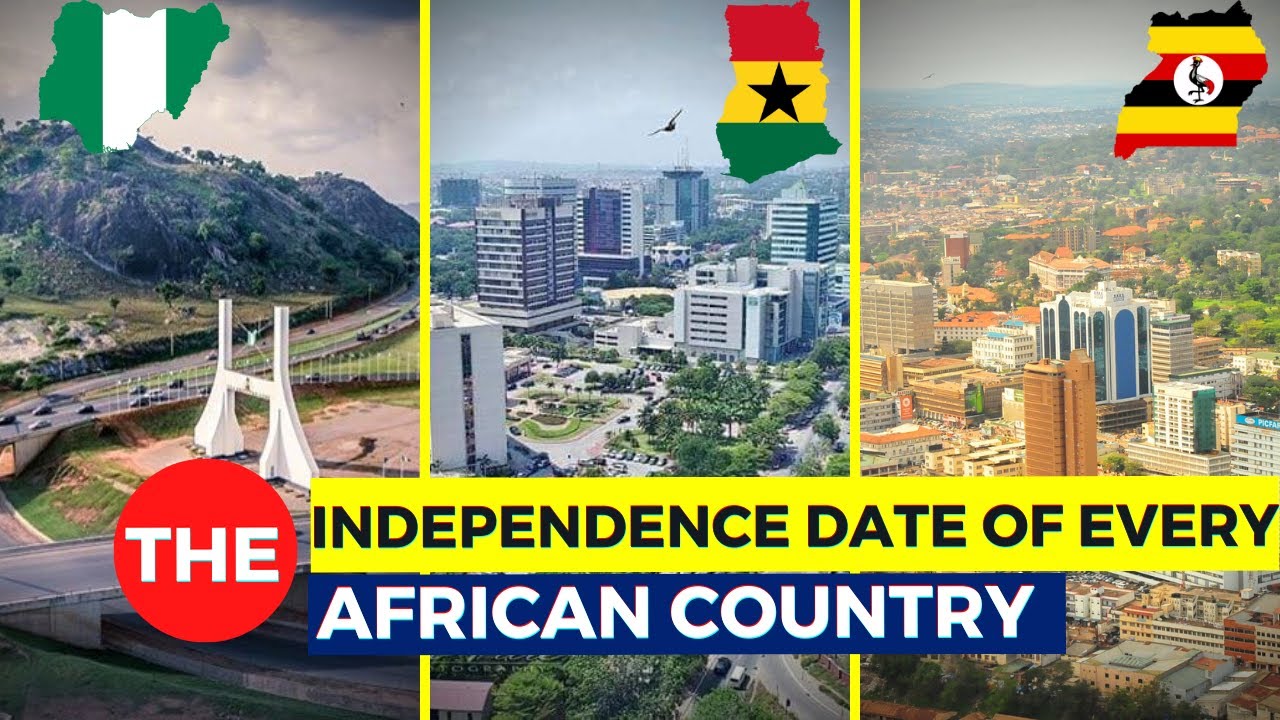 The Independence Day Of Every African Country...
