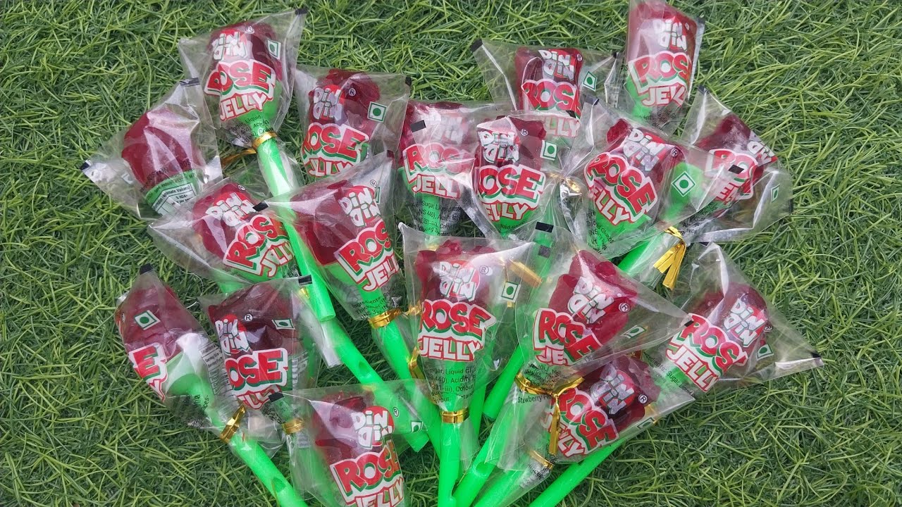 Rose Jelly Lollipops 🍭🌹 | Soft Jelly Candy Unboxing & Satisfying Sounds ASMR