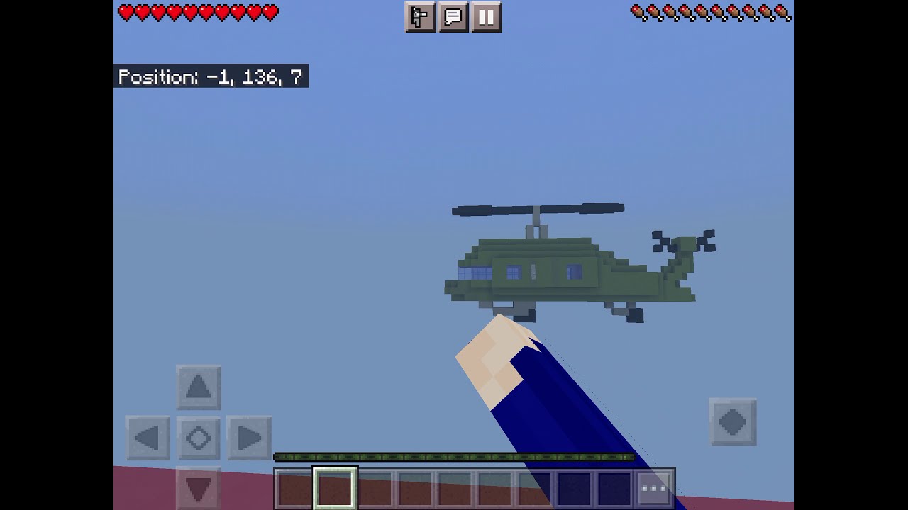 The Toppat Airship in Minecraft PE.