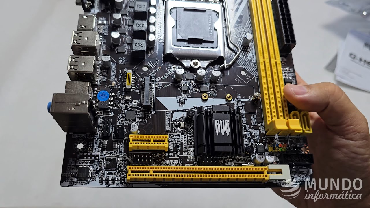Placa Mãe Revenger GH61-K intel LGA1155 (unboxing, bios, configuração SSD M2)