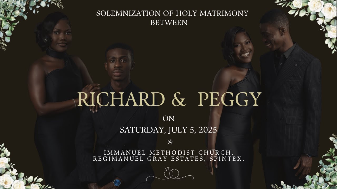 RICHARD AND PEGGY'S WEDDING