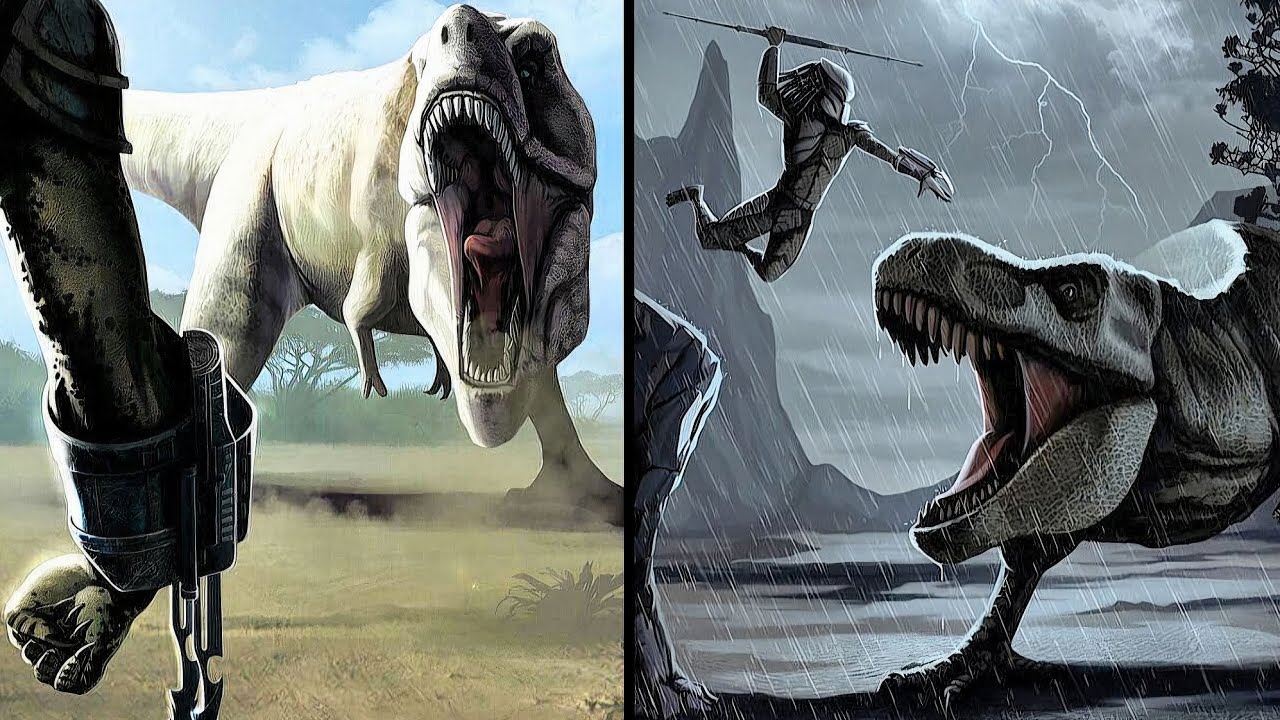 Can the Predator Survive Jurassic Park 
