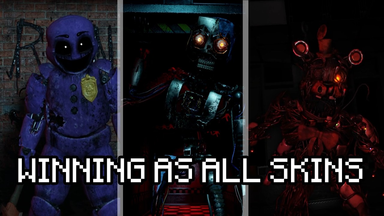 Winning as ALL Skins & Killers in Bite By Night | Roblox