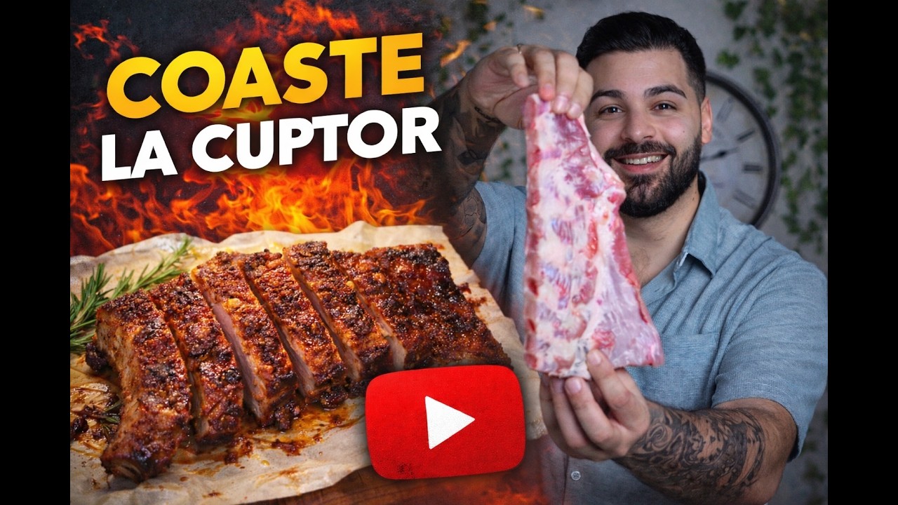 Coasta de porc la cuptor - Rețeta Cu Gust-