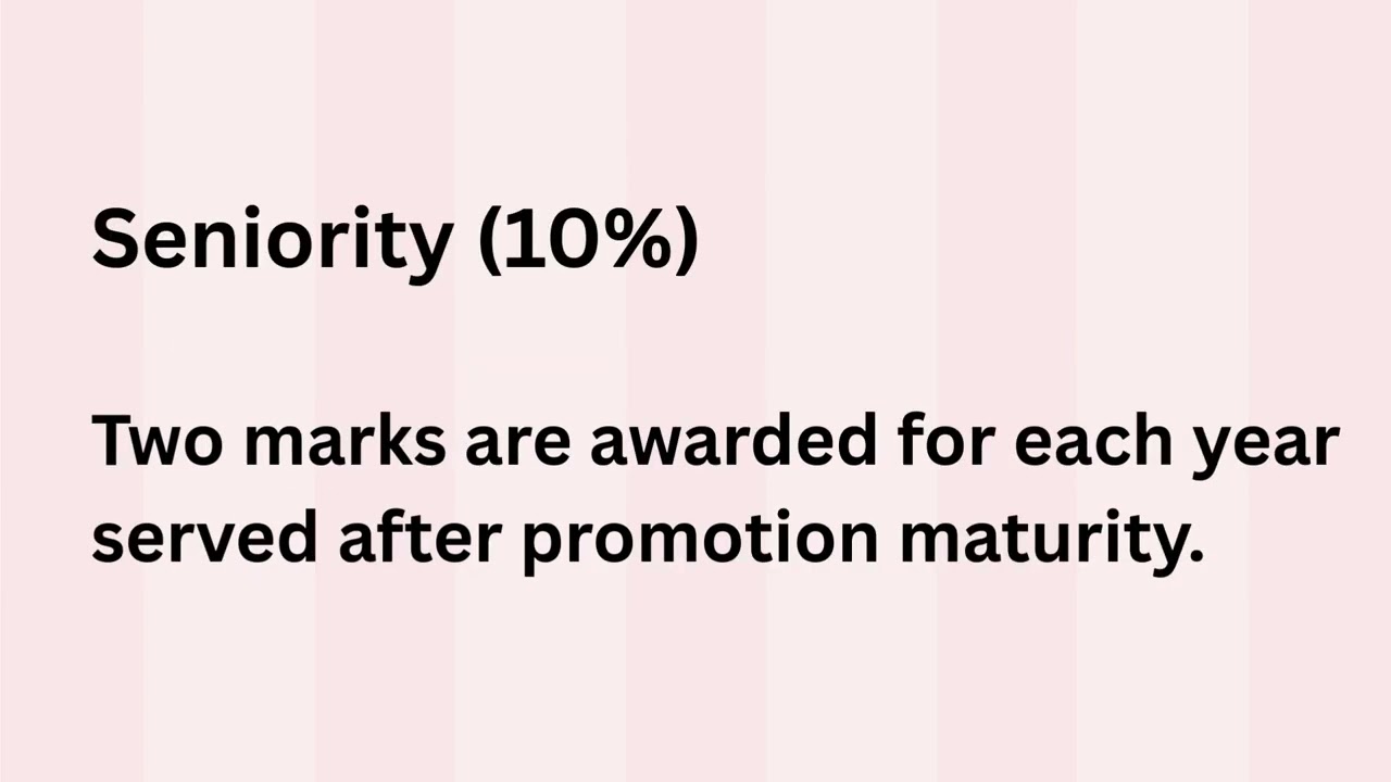 CRITERIA FOR PROMOTION IN THE NIGERIAN CIVIL SERVICE