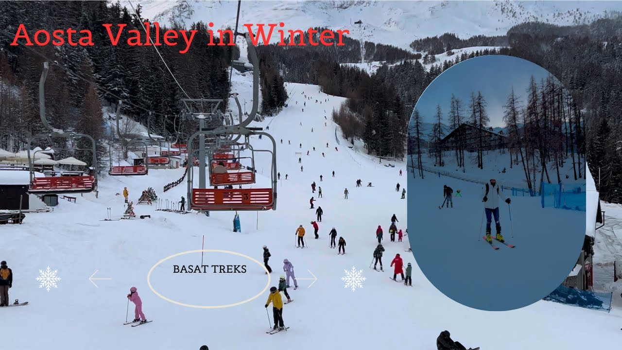 Epic Snowboarding And Snowshoes adventure in Italian Alps Aosta valley in winter in Hindi skiing