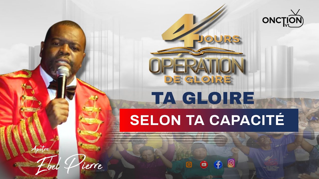TA GLOIRE-SELON TA CAPACIT&Eacute; avec AP&Ocirc;TRE EBEL PIERRE / SAMEDI 01 NOVEMBRE 2025