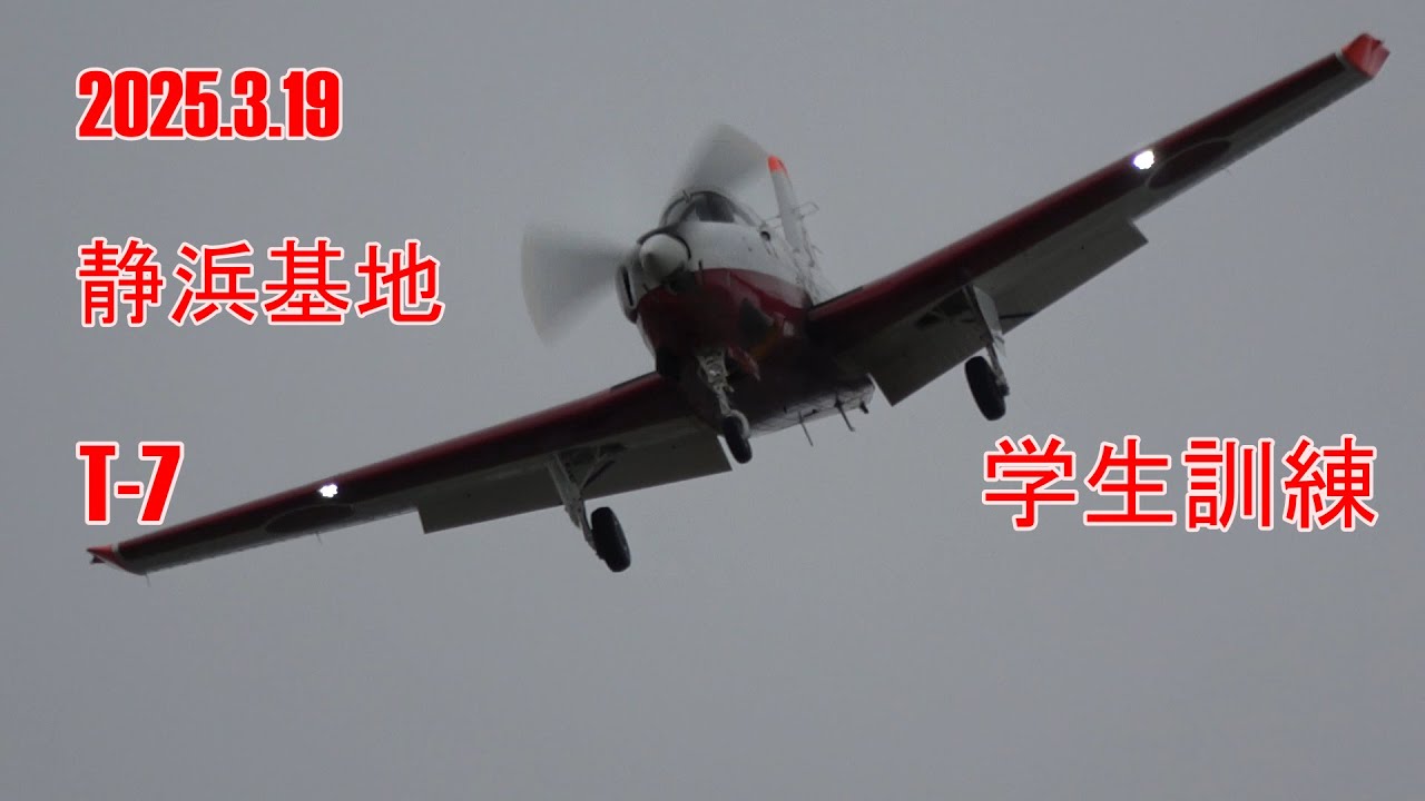 2025.3.19 静浜基地 午後の1時間位の様子。