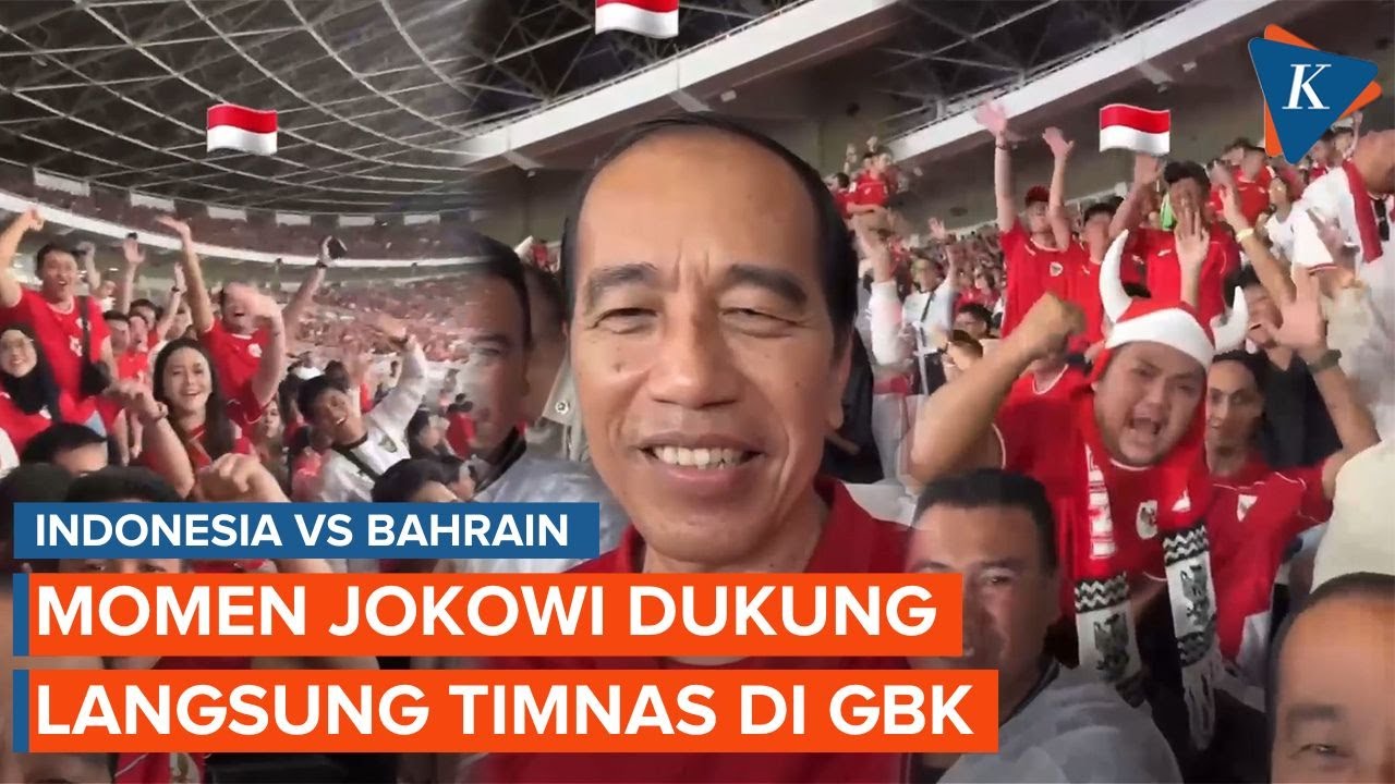 Momen Prabowo dan Jokowi Datang di GBK Dukung Timnas Garuda