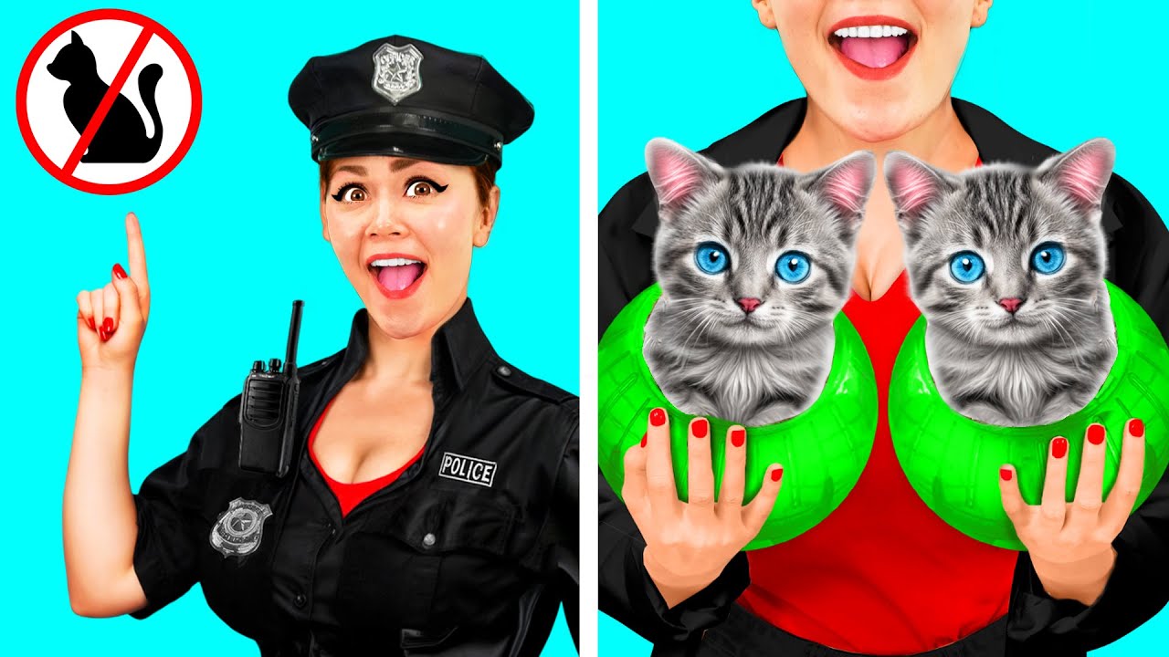 Ways to Sneak Pets into Jail | Funny Situations by PaRaRa Challenge