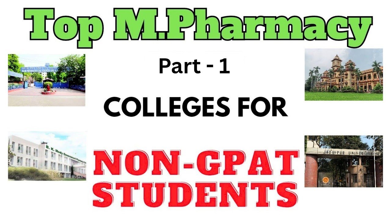 Top M.Pharmacy Colleges for NON GPAT Students | Apply Without GPAT | Non Gpat M Pharm Colleges