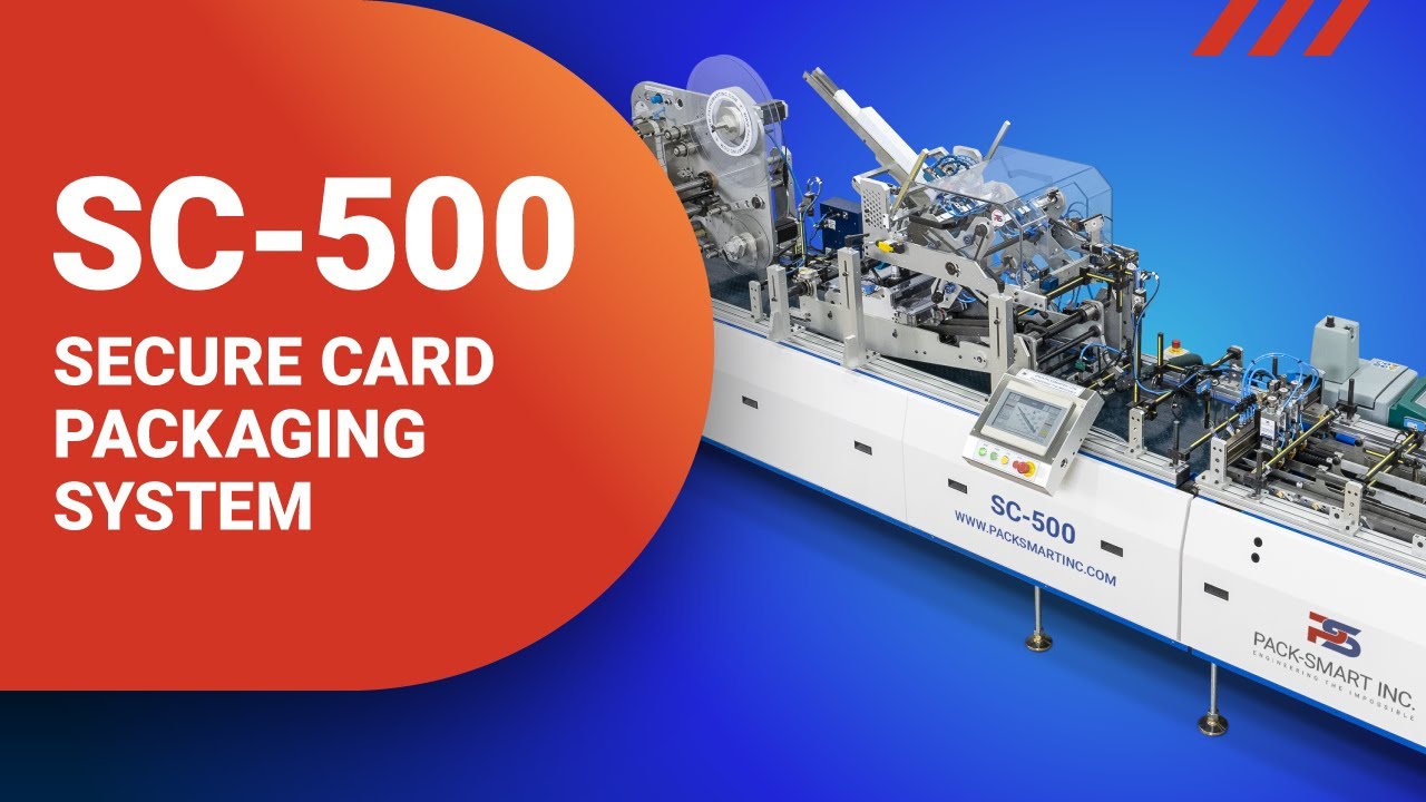 Pack-Smart SC-500 Secure Card Packaging System