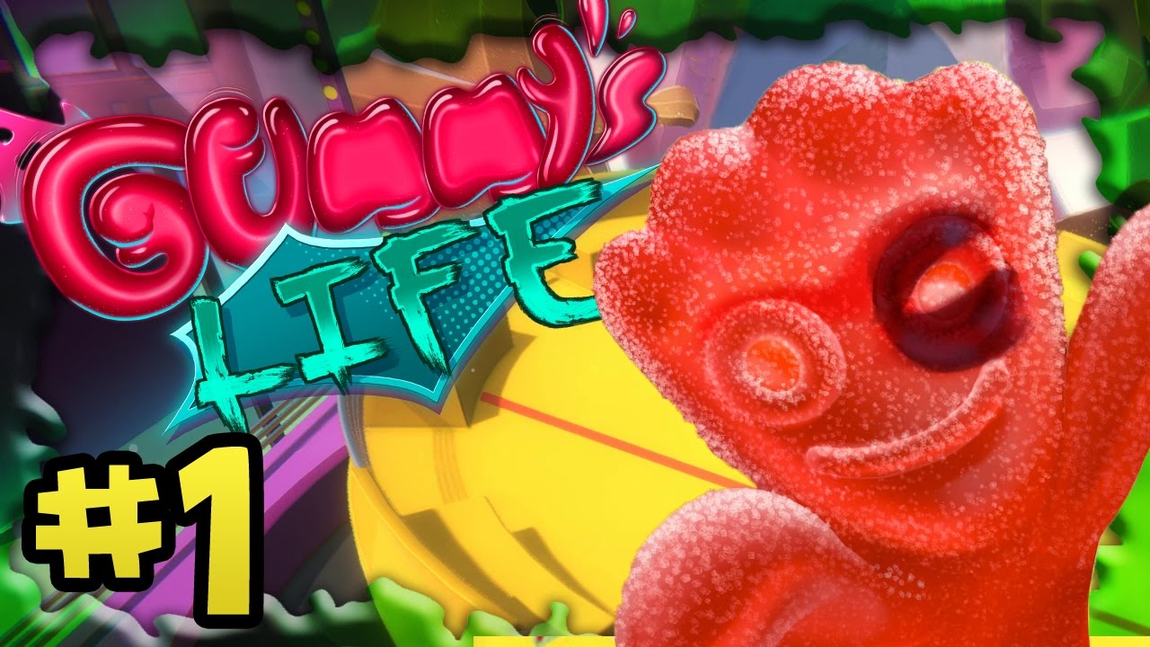 A Gummy's Life - #1 - Murdering the Sour Patch Kids (4 Player Gameplay)