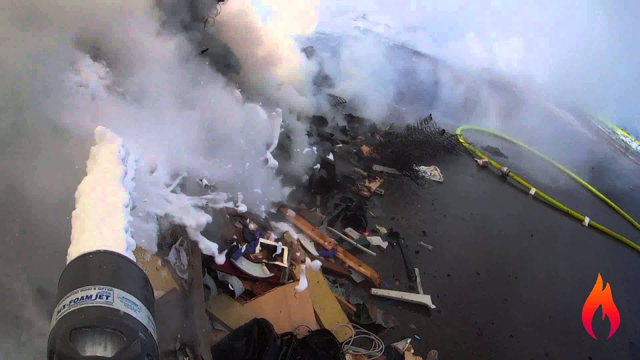 Sperrmüllbrand Freienhagen am 18.01.2016