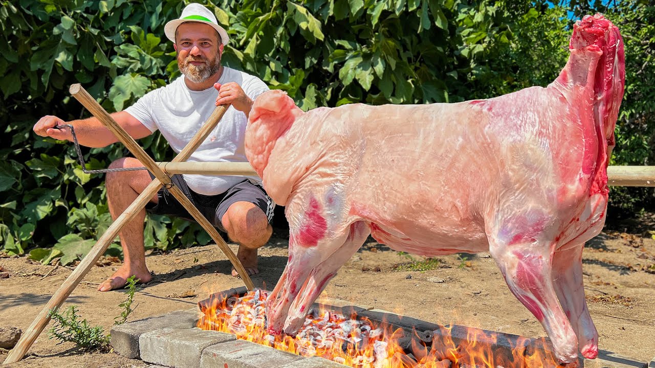 Я Без Ума От Этого Мяса! Рецепт Целого Ягненка Жареного на Костре