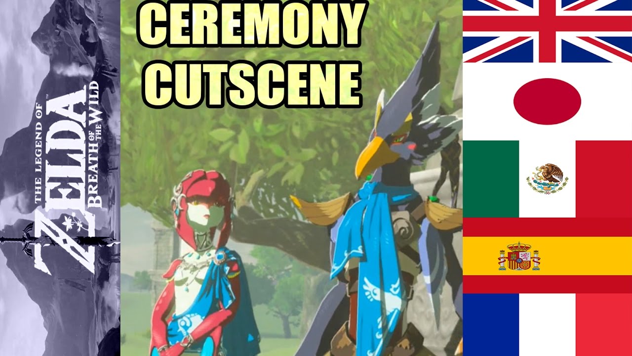 Breath of the Wild - Language Comparison Cutscene