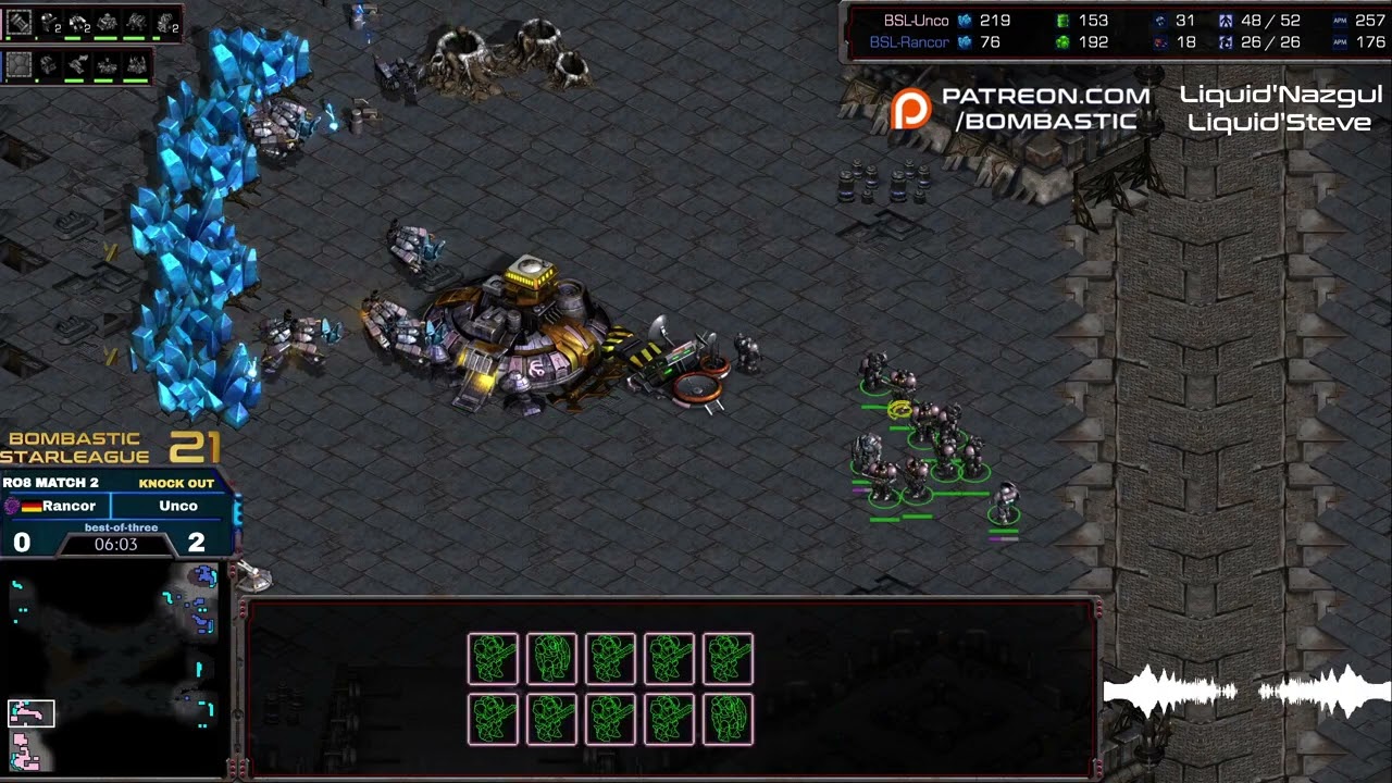 BSL 21 Hasuleauge T1 Round of 8 Rancor v Unco game 3
