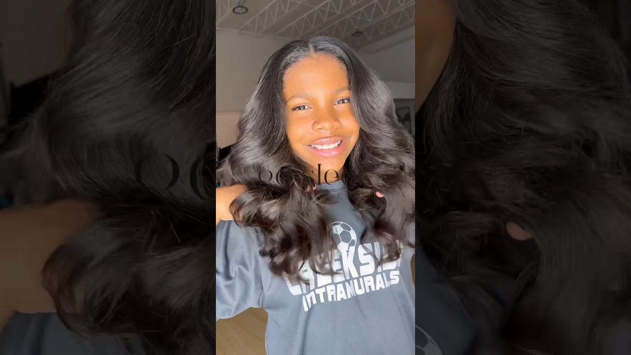 😳 Hair extensions for kids | Clip In Hair Extension | Go Sleek Hair