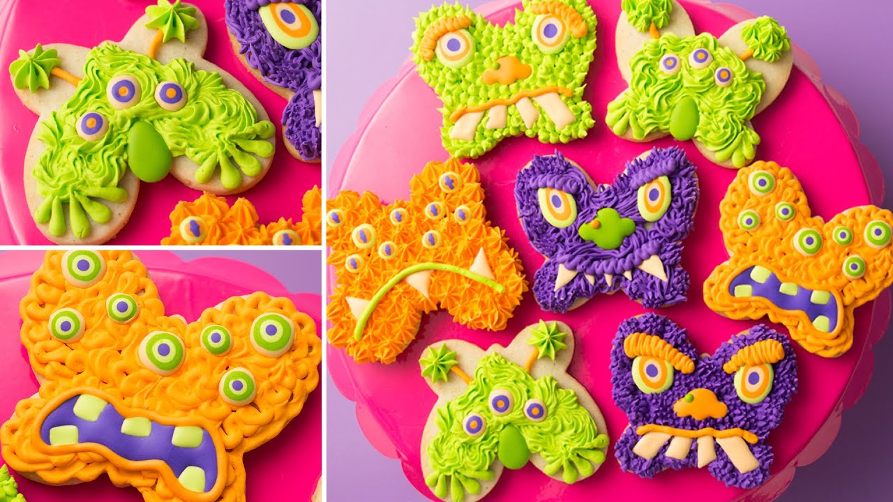 MONSTER COOKIES for HALLOWEEN! | Halloween Cookie Challenge VS HANIELA'S and MONTREAL CONFECTIONS