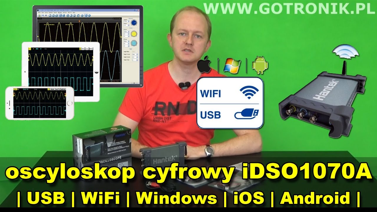IDSO1070A oscyloskop cyfrowy USB + WiFi produkcji Hantek [1/3]