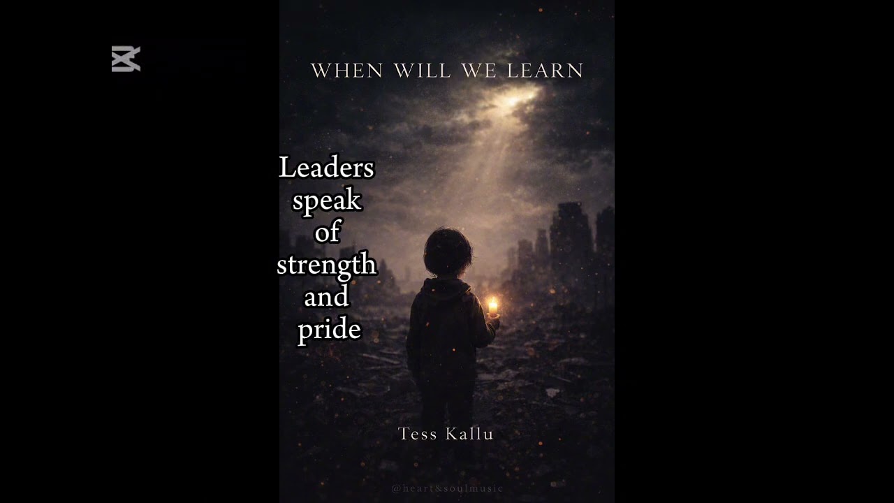 WHEN WILL WE LEARN (REFLECTION ON THE WAR UNFOLDING)