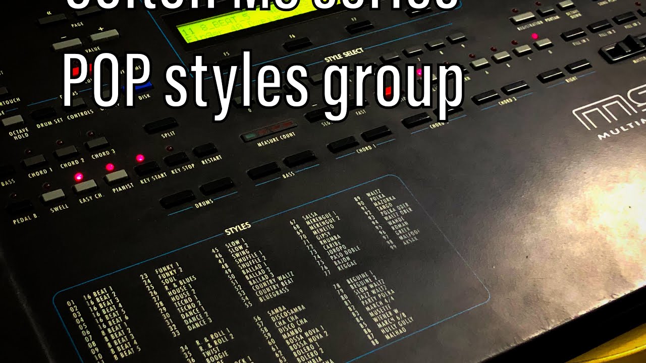 Solton MS series styles demo (Pop group)