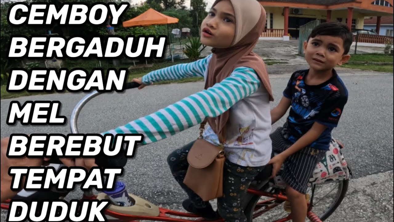 BERGADUH JE KERJANYA MEL DGN cem ni, Riadah petang bersama Cemboy dam Mel