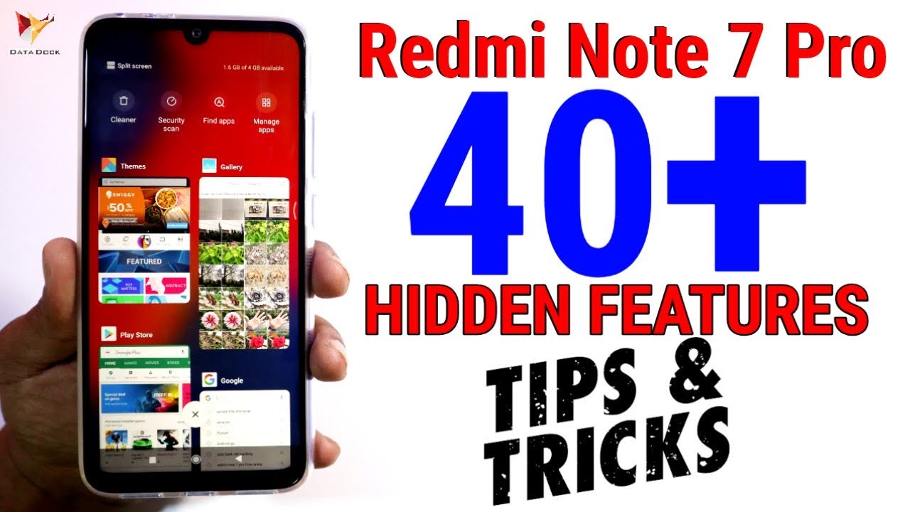 Redmi Note 7 Pro Tips And Tricks | Top 40 Best Features of Redmi Note 7 Pro | Data Dock