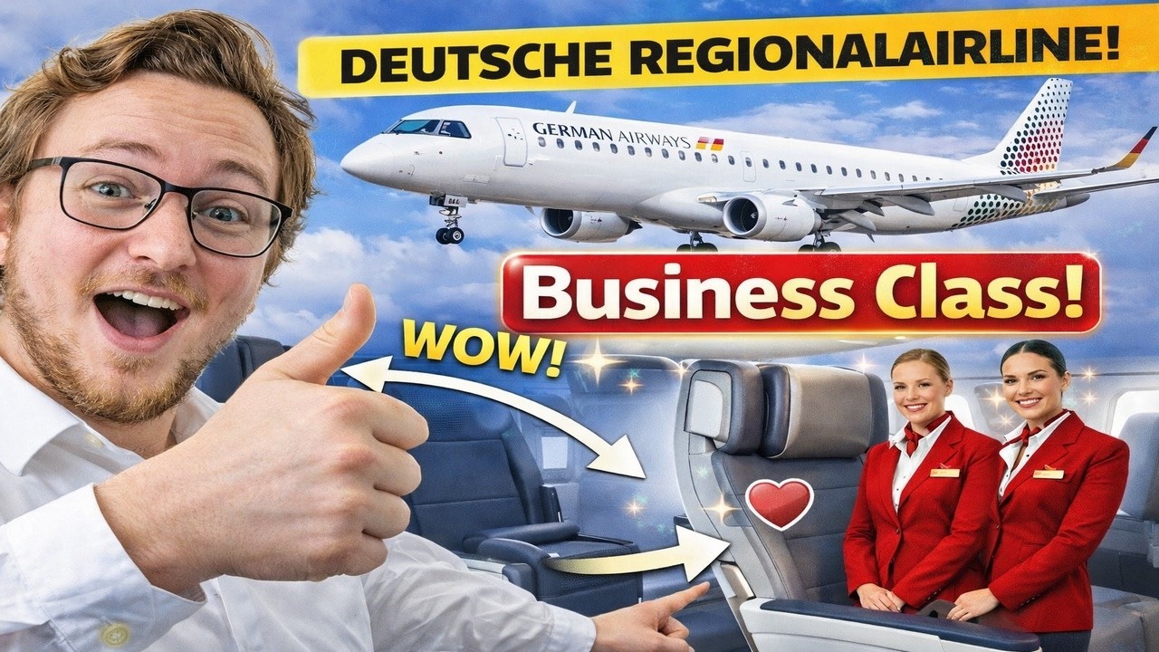 Luxus f&uuml;r 35 Minuten?: German Airways BUSINESS CLASS
