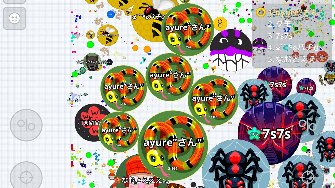 agario mobile ソロで過密鯖に凸る！第五弾