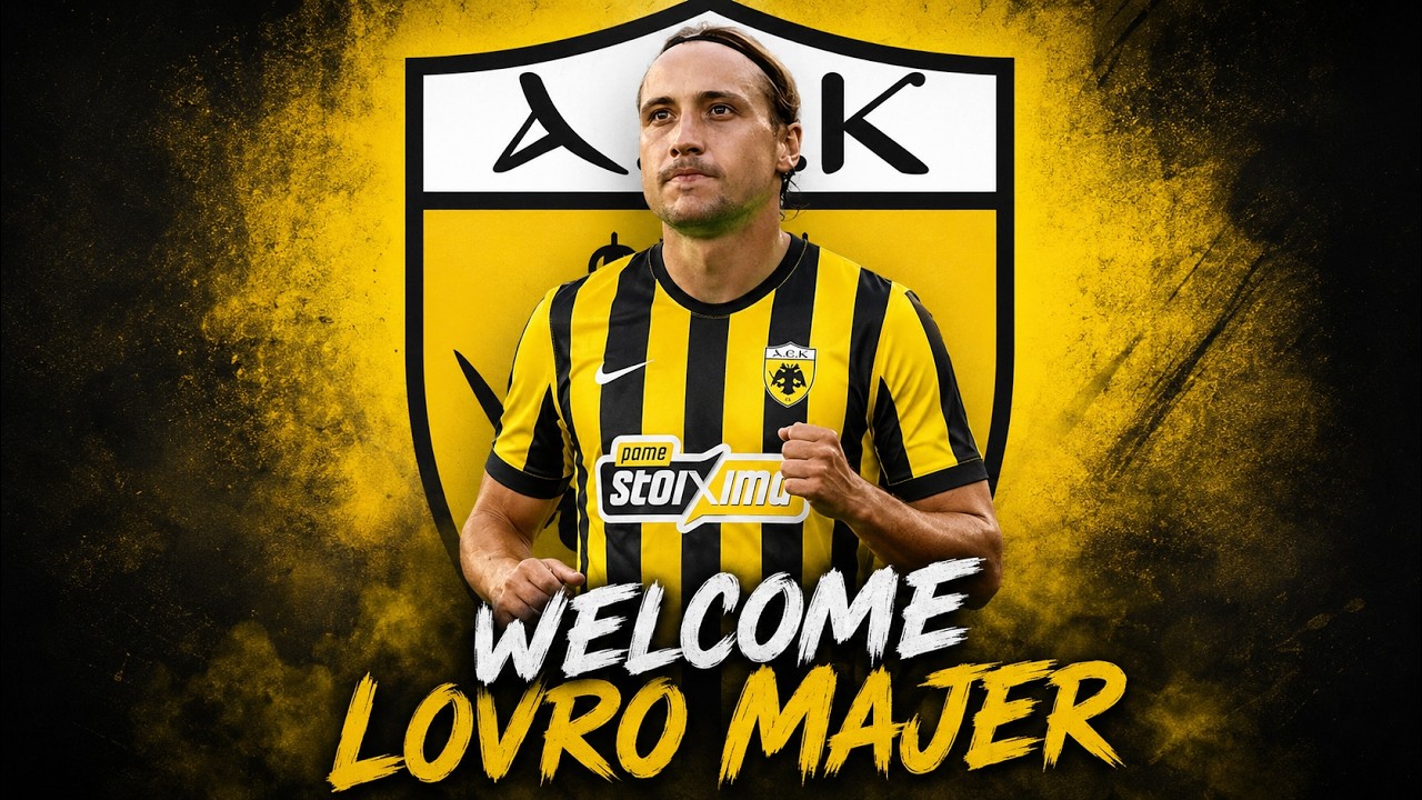 LOVRO MAJER WELCOME TO AEK ATHENS!!!! | HIGHLIGHTS!!