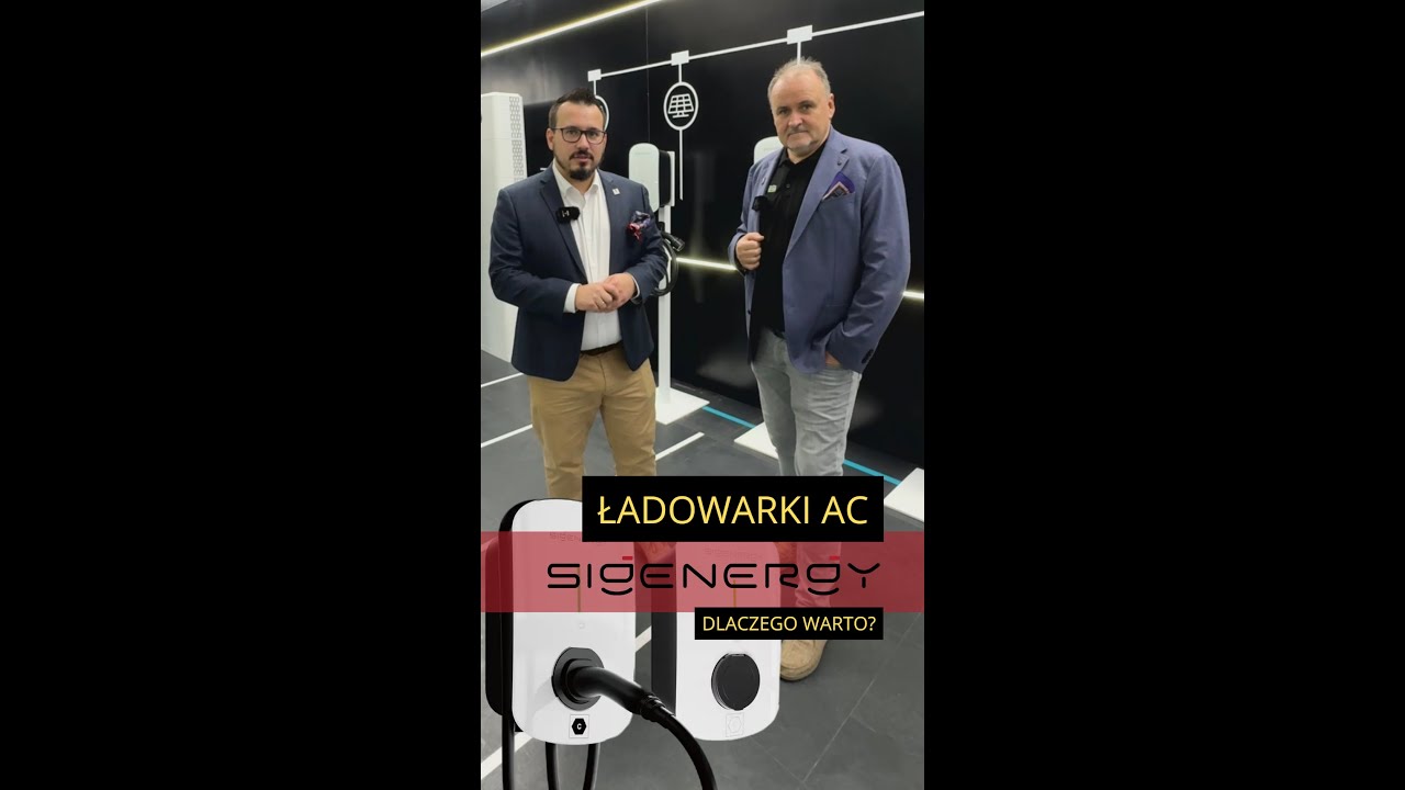 SIGENERGY ładowarki EV – inteligentne ładowanie auta z PV i magazynu energii